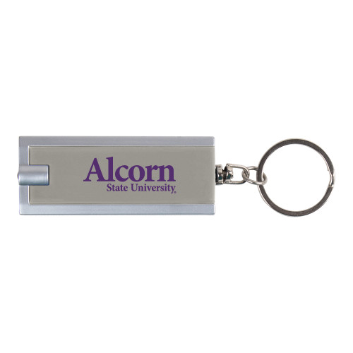  Turbo Silver Flashlight Key Holder - Alcorn State University