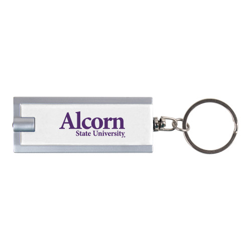  Turbo White Flashlight Key Holder - Alcorn State University