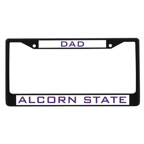  Dad Metal License Plate Frame in Black - Official Artwork