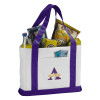 Thumbnail image for  Contender White/Purple Canvas Tote