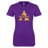 Thumbnail image for  Next Level Womens Purple Boyfriend Tee