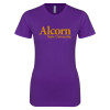 Thumbnail image for  Next Level Womens Purple Boyfriend Tee