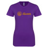 Thumbnail image for  Next Level Womens Purple Boyfriend Tee