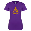 Thumbnail image for  Next Level Womens Purple Boyfriend Tee