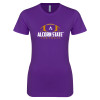 Thumbnail image for  Next Level Womens Purple Boyfriend Tee