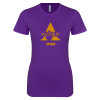Thumbnail image for  Next Level Womens Purple Boyfriend Tee