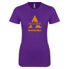 Thumbnail image for  Next Level Womens Purple Boyfriend Tee