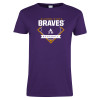 Thumbnail image for  Womens Purple Short Sleeve Tee