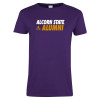 Thumbnail image for  Womens Purple Short Sleeve Tee