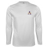 Thumbnail image for  White Performance Long Sleeve Shirt