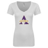 Thumbnail image for  Next Level Womens White Ideal V Tee