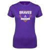 Thumbnail image for  Womens Purple Performance Tee