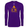 Thumbnail image for  Under Armour Purple Long Sleeve Tech Tee