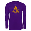 Thumbnail image for  Under Armour Purple Long Sleeve Tech Tee