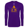 Thumbnail image for  Under Armour Purple Long Sleeve Tech Tee
