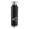 Thumbnail image for  Thor Copper Vacuum Insulated Black Bottle 22oz
