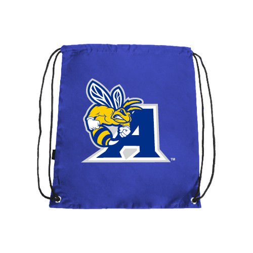  Royal Drawstring Backpack - A Logo