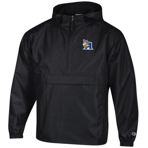  Champion Black Packable Jacket - A Logo