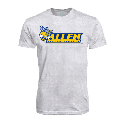  Next Level Heather White Triblend Tee - Official Logo