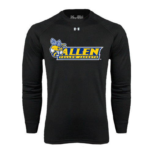  Under Armour Black Long Sleeve Tech Tee - Official Logo