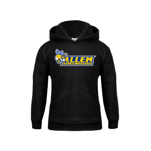  Youth Black Fleece Hoodie - Official Logo