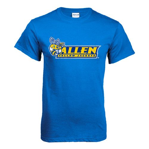  Royal T Shirt - Official Logo Distressed