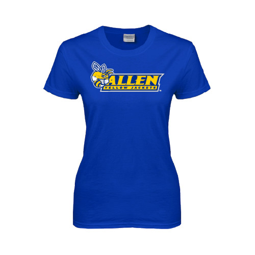  Womens Royal Short Sleeve Tee - Official Logo