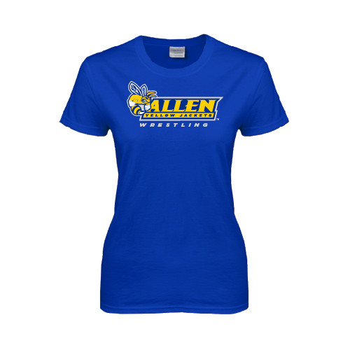  Womens Royal Short Sleeve Tee - Wrestling