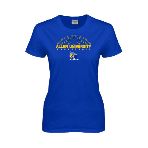  Womens Royal Short Sleeve Tee - Top Basketball