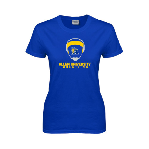  Womens Royal Short Sleeve Tee - Wrestling