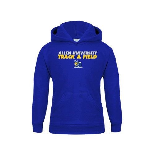  Youth Royal Fleece Hoodie - Stacked words Track