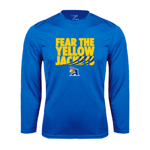  Royal Performance Long Sleeve Shirt - Fear the Yellow Jackets