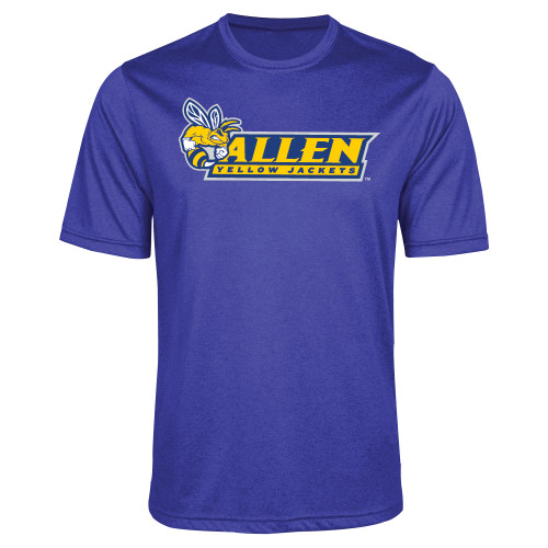  Royal Heather Performance Contender Tee - Official Logo