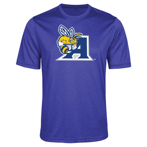 Royal Heather Performance Contender Tee - A Logo