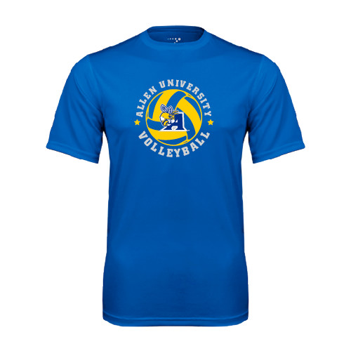  Royal Performance Tee - Logo in Volleyball