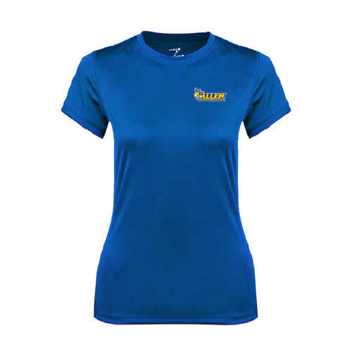  Womens Royal Performance Tee - Official Logo