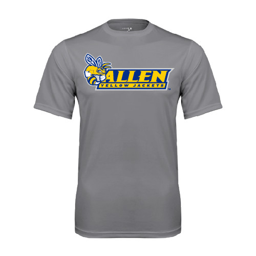  Grey Concrete Performance Tee - Official Logo