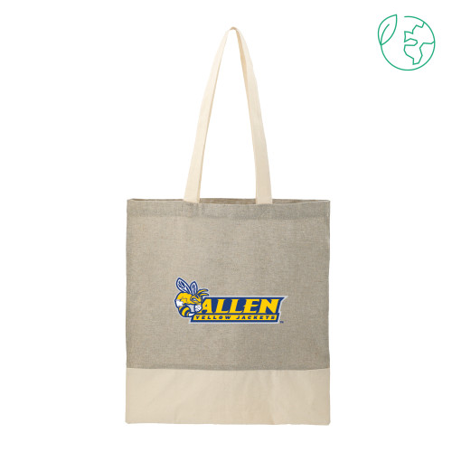  Split Recycled Grey Cotton Twill Convention Tote - Official Logo