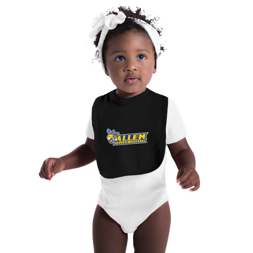  Black Baby Bib - Official Logo
