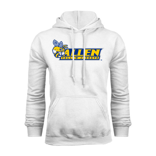  White Fleece Hoodie - Official Logo