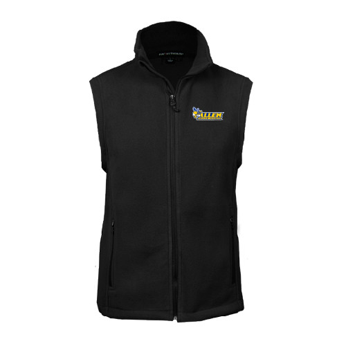  Black Fleece Full Zip Vest - Official Logo