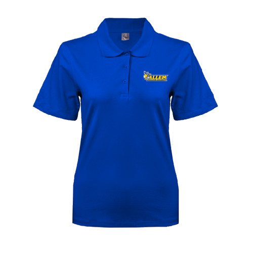  Womens Silk Touch Royal Pique Polo - Official Logo