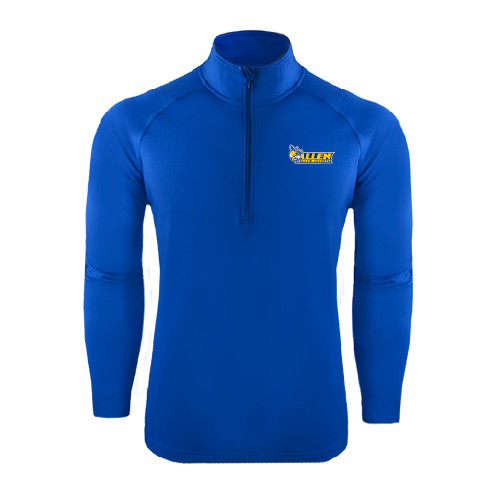 Sport Tek Royal Sport Wick Stretch 1/2 Zip Pullover - Official Logo