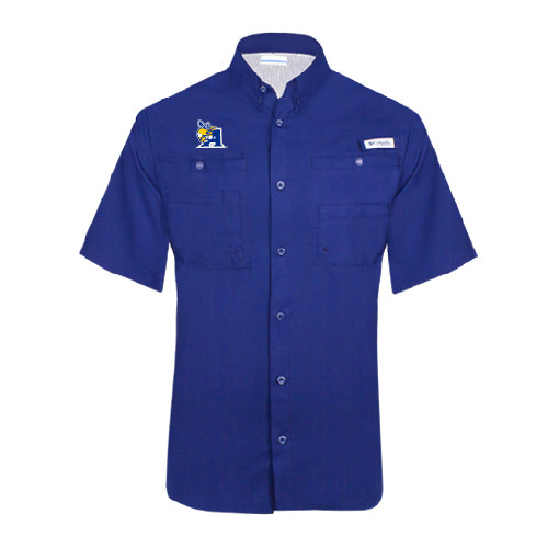  Columbia Royal Tamiami Performance Short Sleeve Shirt - A Logo
