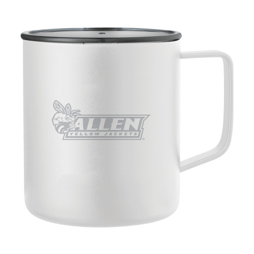  Rover Camp Vacuum Insulated White Mug 14oz - Official Logo Engraved