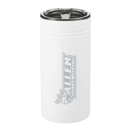  Sherpa Vacuum White Tumbler & Insulator 12oz - Official Logo Engraved