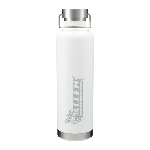  Thor Copper Vacuum Insulated White Bottle 32oz - Official Logo Engraved