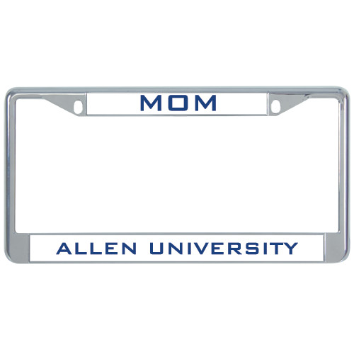 Mom Metal License Plate Frame in Chrome - Mom
