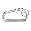 Thumbnail image for  Silver Carabiner with Split Ring