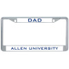 Thumbnail image for  Dad Metal License Plate Frame in Chrome